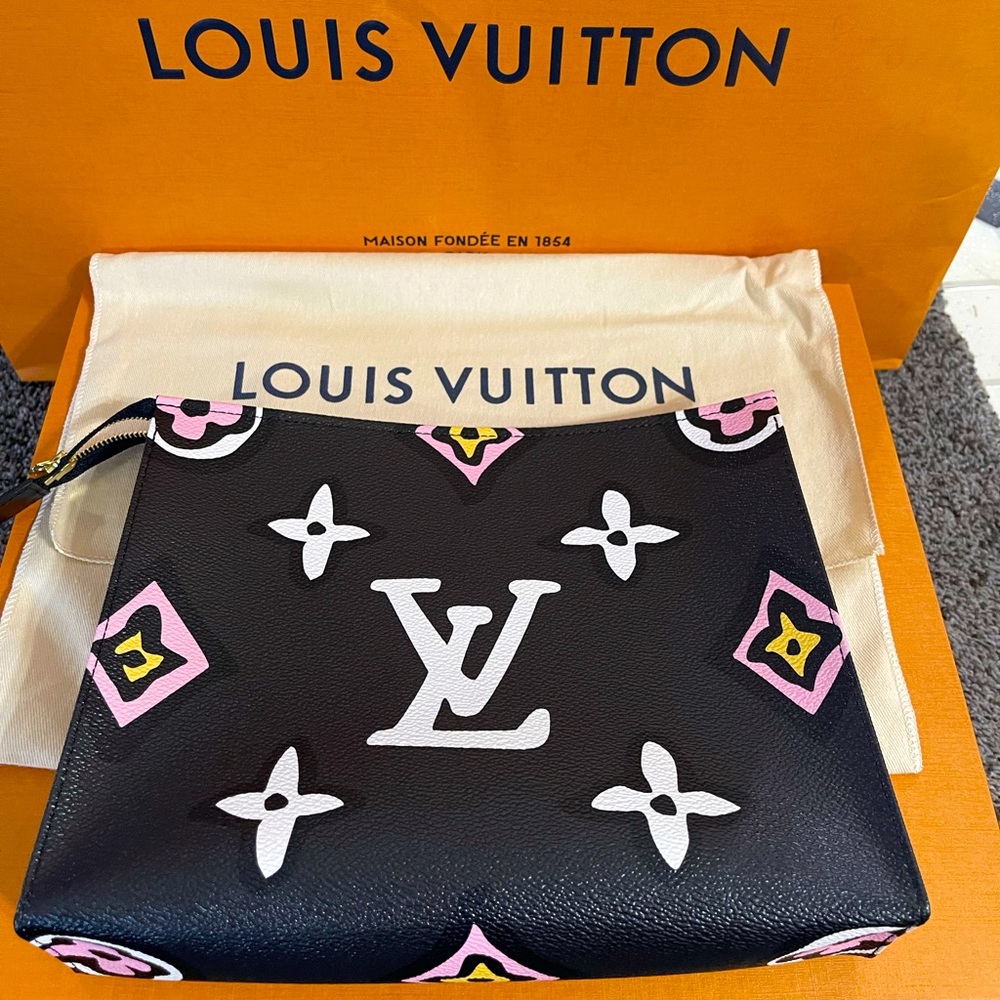 🖤💗 Louis Vuitton monogram bag pouch purse 🖤🤍💖♠️ - Picture 3 of 11